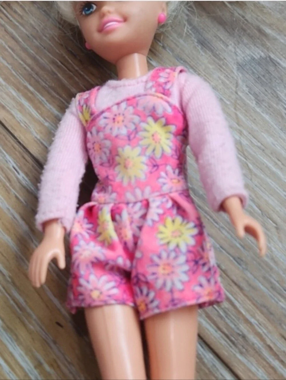 Vintage Stacie Kid Barbie Doll Pink Outfit